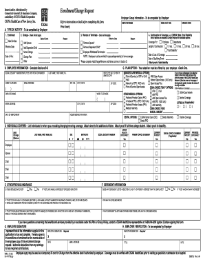 Cigna Enrollment Change Request Form