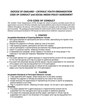 CYO Code of Conduct