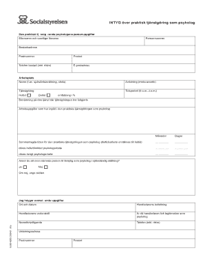 Psychologist Internship Certificate