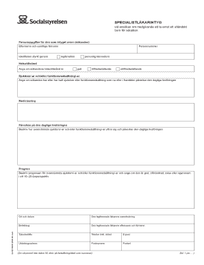 Medical Certificate for Foreign Adoption