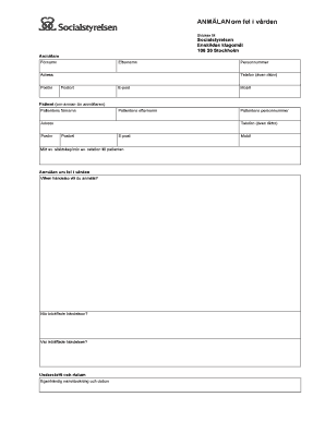 Complaint About Medical Care