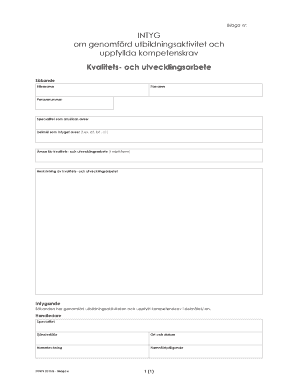 Certificate of Completed Education Activity and Competence Requirements