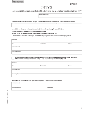 Swedish Medical Competence Certificate