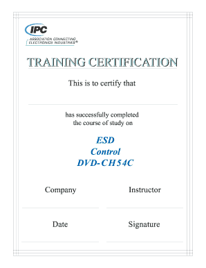 ESD Control Training Certification