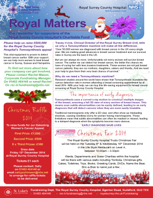 Royal Surrey Hospital Charity Donation Form