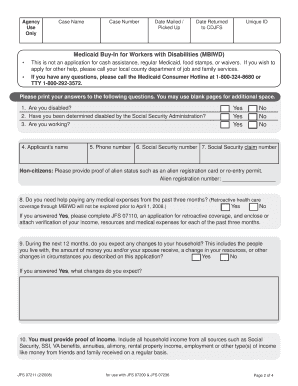 Ohio Medicaid Buy-In for Workers with Disabilities Addendum
