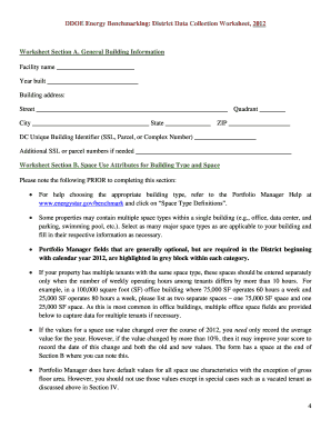 District Data Collection Worksheet for Energy Benchmarking