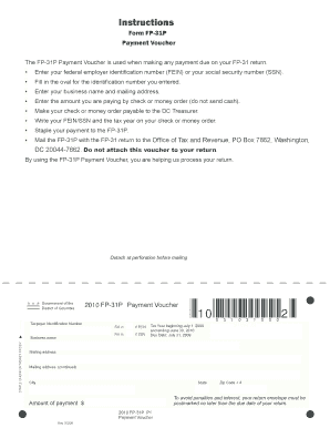 FP-31P Payment Voucher