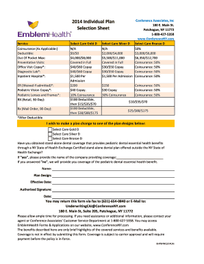 Health Insurance Plan Change Form