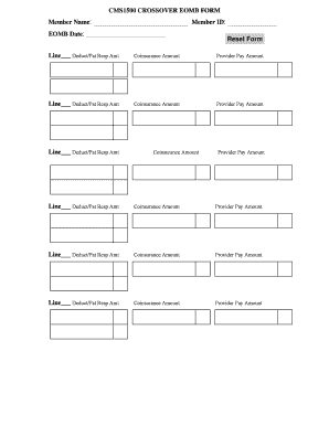 CMS1500 Crossover EOMB Form