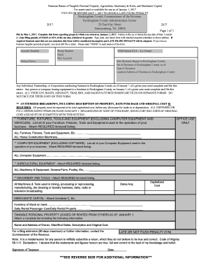 Virginia Business Tangible Personal Property Return