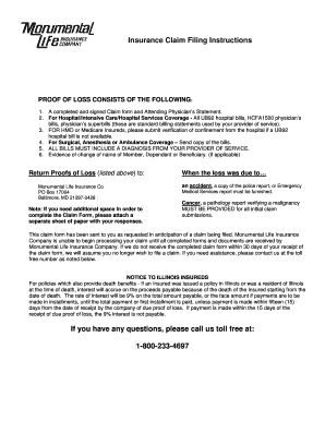 Insurance Claim Form