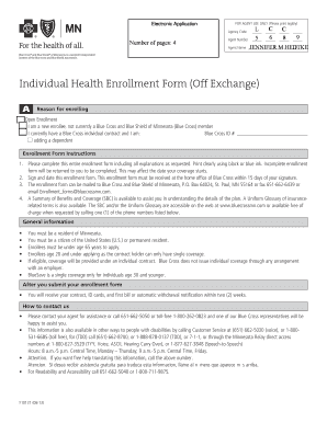 Individual Health Enrollment Form