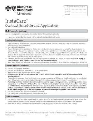 InstaCare Short-Term Health Insurance Application