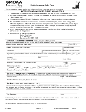 Health Insurance Claim Form