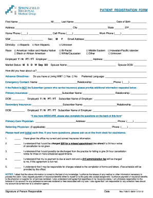 Patient Registration Form