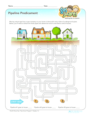 Pipeline Predicament Worksheet