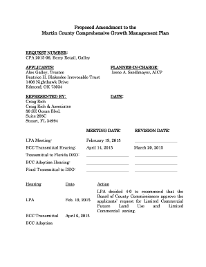 Florida trust forms - Proposed Amendment to the Martin County Comprehensive - martin fl