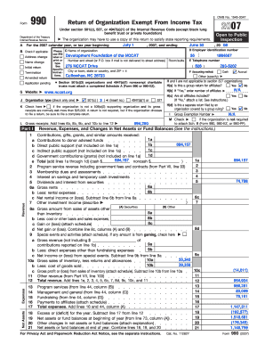 Form 990 Return of Organization Exempt From Income Tax