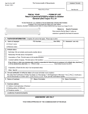 Massachusetts Mobile Telecommunications Tax Form 2MT