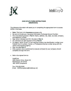 Ohio BMV Record Request Form