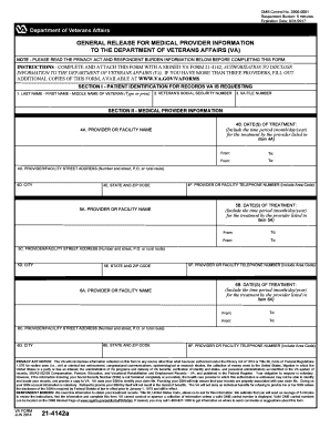 General Release for Medical Provider Information