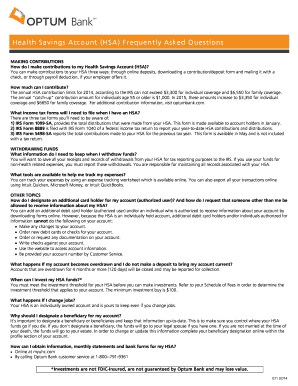 Health Savings Account FAQ