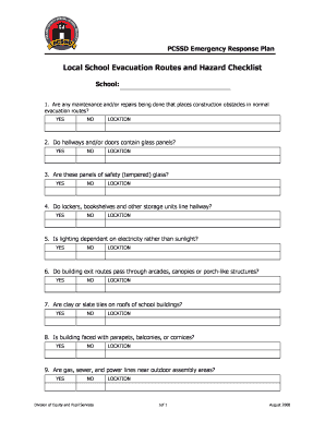 PCSSD Emergency Response Plan