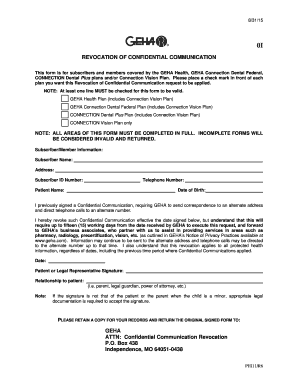 Revocation of Confidential Communication