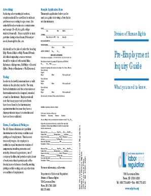 South Dakota Employment Application Form