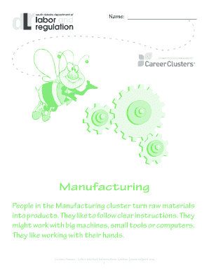 Manufacturing Career Awareness Form