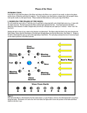 Moon Phases Observation Lab