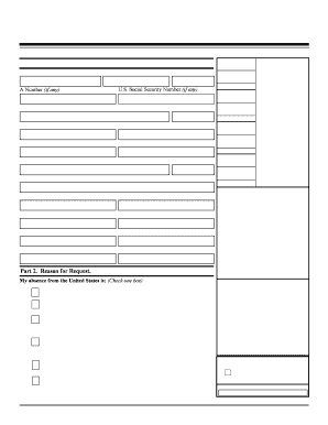 Form I-131 Application for Travel Document