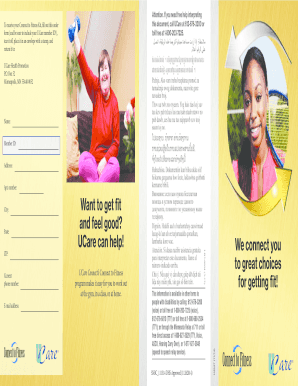 UCare Connect to Fitness Kit Order Form