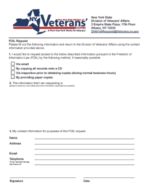 New York FOIL Request Form