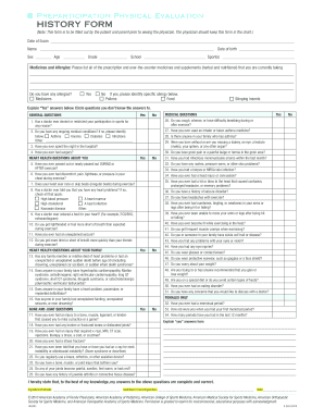 Richland School District Two Sports Health Participation Form