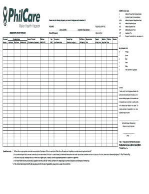 PhilHealthCare Membership Update Form