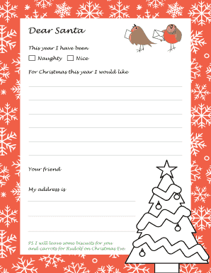 Christmas Wish Letter