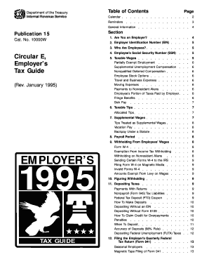 IRS Publication 15 Circular E