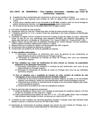 Visto de Residência