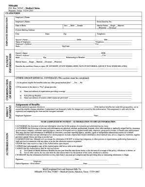 MHealth Medical Claim Form