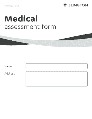 Medical Assessment Form