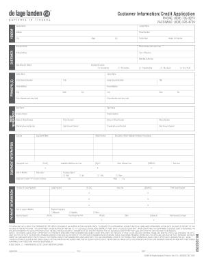 Credit Application Form
