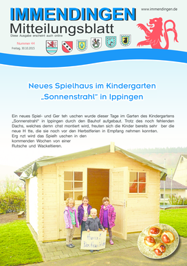 Ausfüllbar Online immendingen Neues Spielhaus im Kindergarten