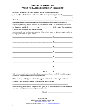 Prueba de Siniestro