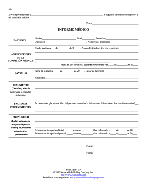 Informe Médico