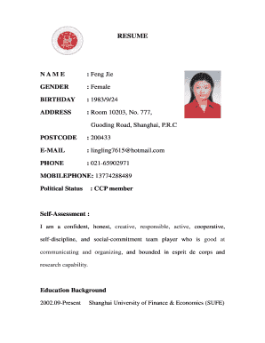 Resume Template
