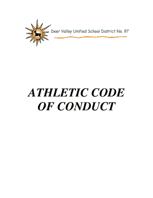 Deer Valley Athletic Code of Conduct