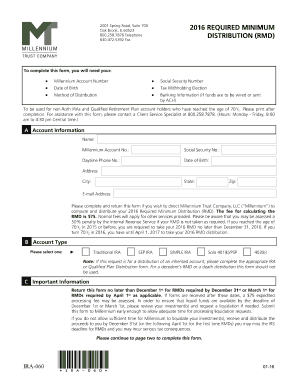 IRA-060 Form 2016
