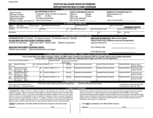 Delaware Health Care Coverage Application